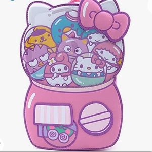 Loungefly Sanrio Hello Kitty Kawaii Gumball Machine  Mini Backpack